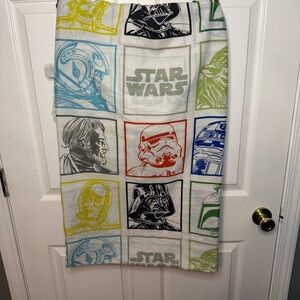 Star Wars 90’s Vintage Graphic Flat Top Sheet Full Size GUC